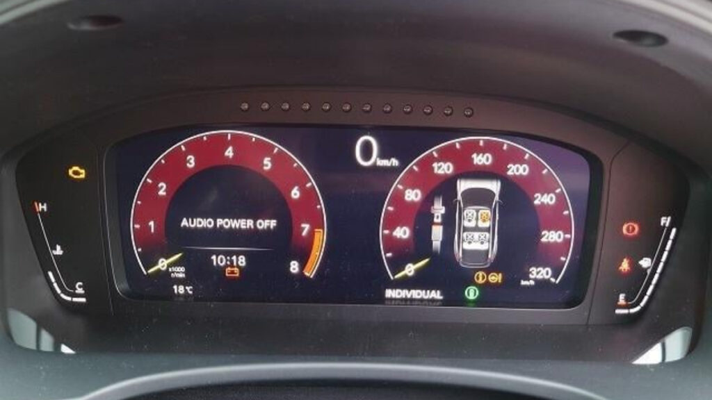 2025 Civic Type R Digital Performance guage Cluster Guage