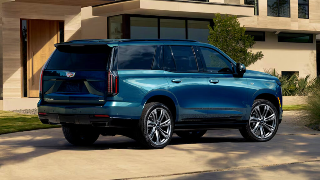 Cadillac Escalade 2024 Exterior Rear Angle View