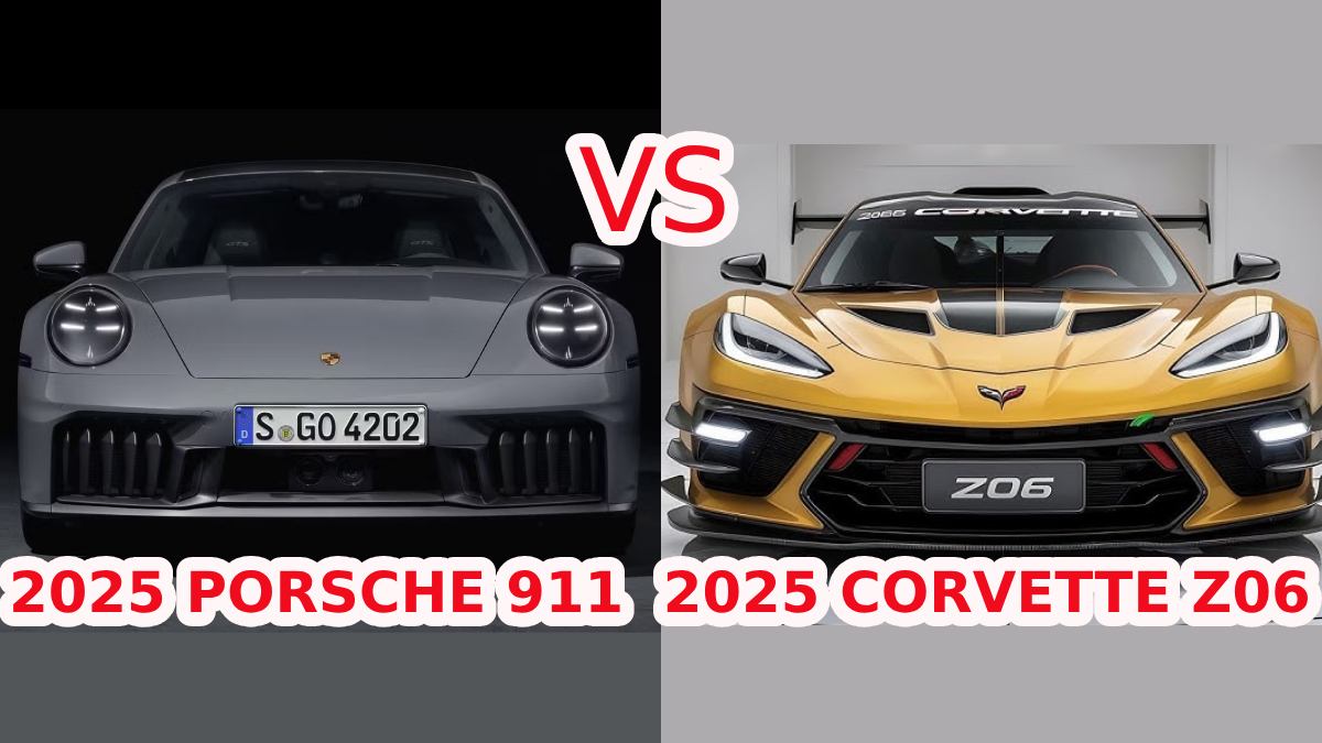 2025 Porsche 911 Vs 2025 Chevrolet Corvette Z06_ Hybrid Supercar Comparison