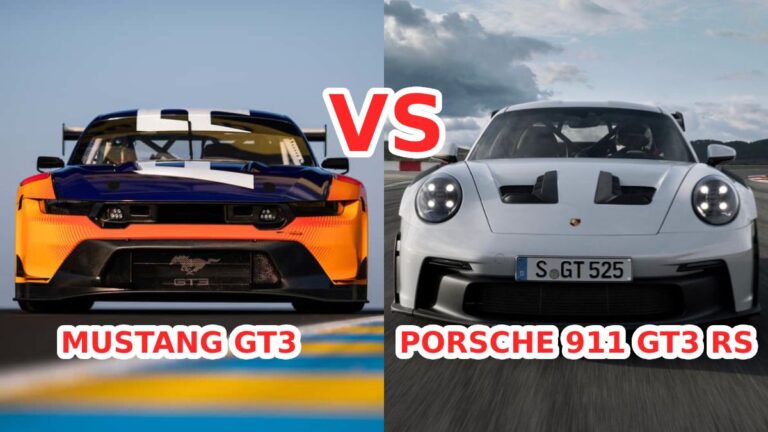 Ford Mustang GT3 vs Porsche 911 GT3 RS_ A Race Car Showdown