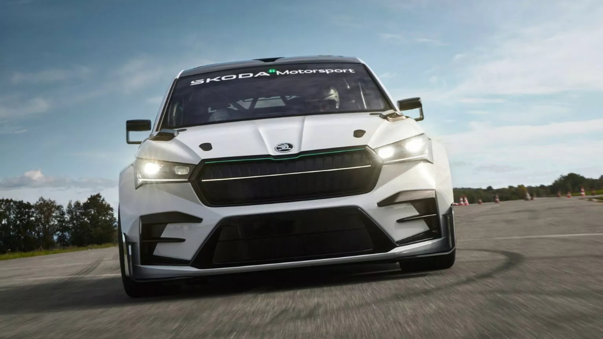 Skoda Enyaq RS Race Concept: A Lighter, Faster EV Ready for the Track