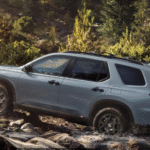 2025 Honda Pilot Side View Off-roading